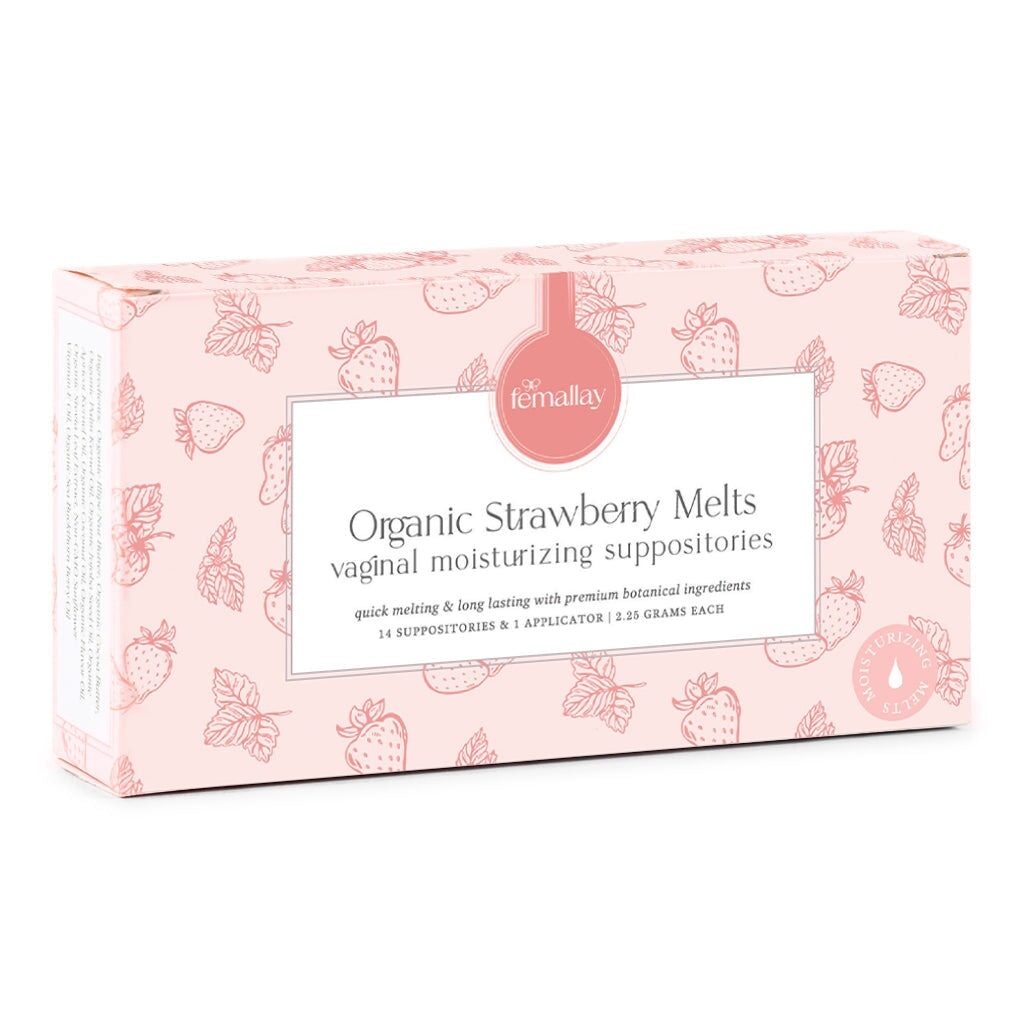 Organic Intimacy Suppository Melts for Moisture & Lubrication
