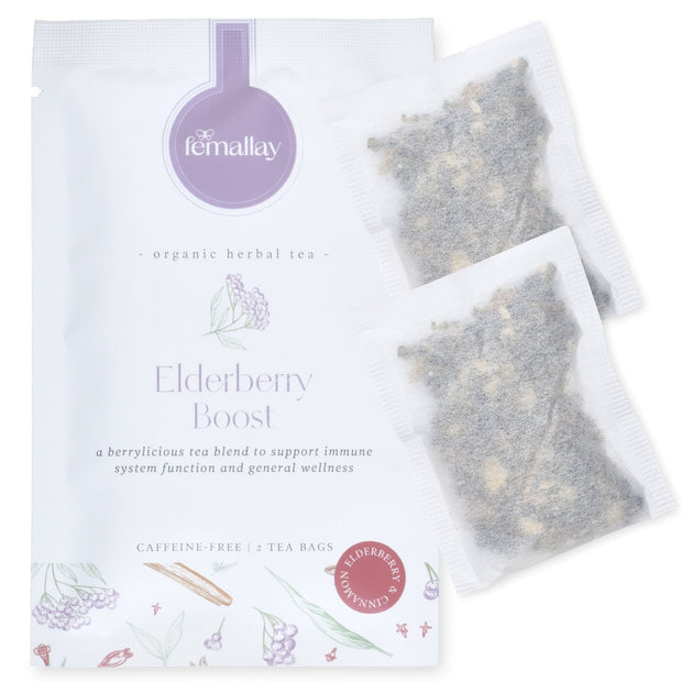 Organic Elderberry Boost Loose Leaf Herbal Tea - Immune Boosting Blend