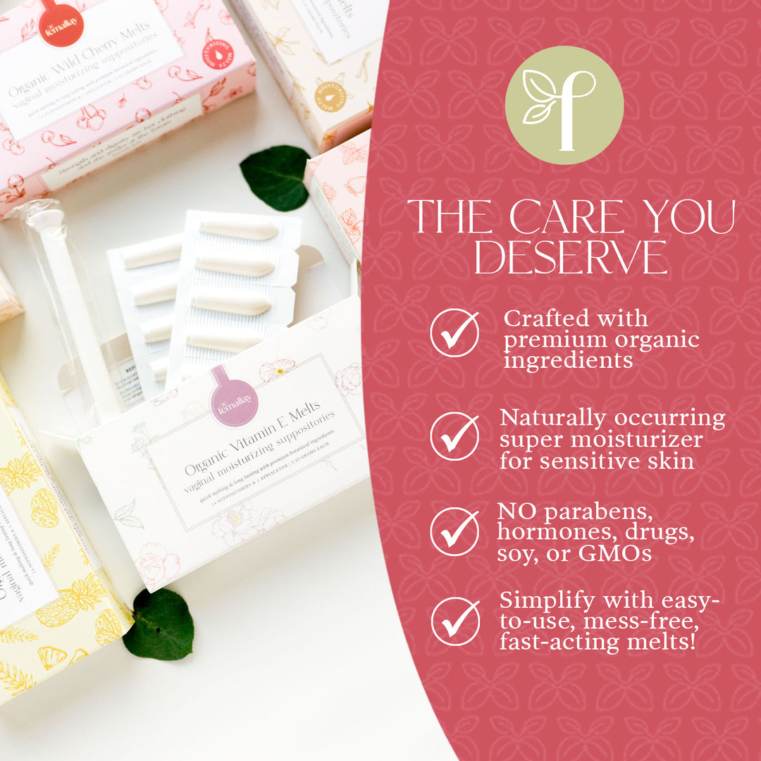 Fondants hydratants à la vitamine E biologique Femallay - Packs d'échantillons