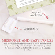 Organic CBD Hemp Vaginal Melts: Pain Relief & Hormone Balance