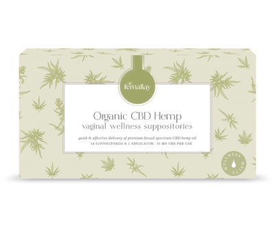 Organic CBD Hemp Vaginal Melts: Pain Relief & Hormone Balance
