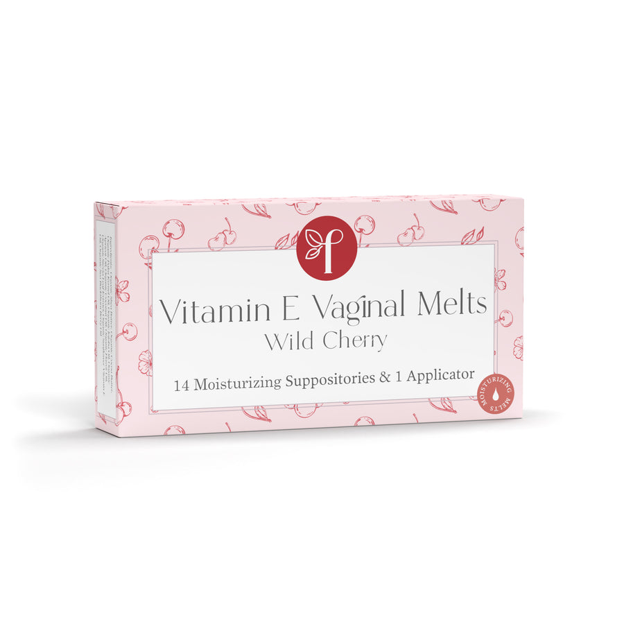 Organic Vitamin E Vaginal Suppository Melts for Intimacy, Moisture & Lubrication