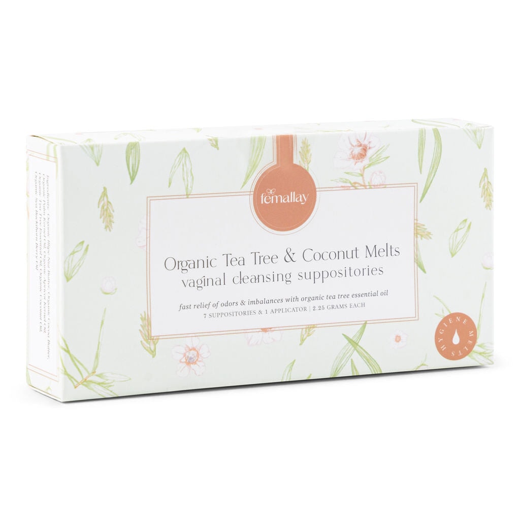 Organic Health & Hygiene Cleansing Tea Tree Suppositories