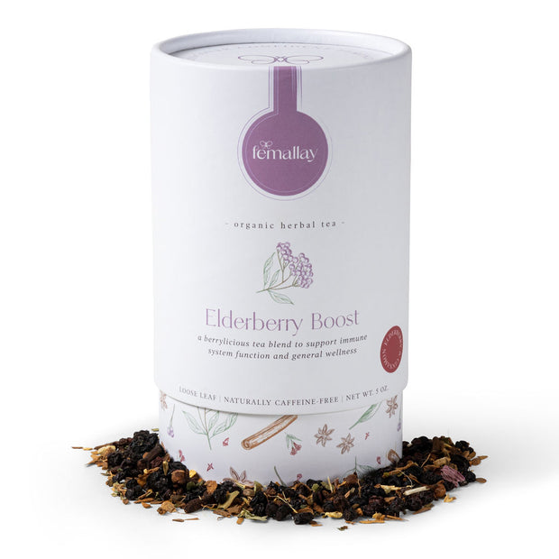 Organic Elderberry Boost Loose Leaf Herbal Tea - Immune Boosting Blend
