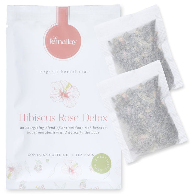 Thé en vrac détox à la rose d'hibiscus biologique - Mélange antioxydant