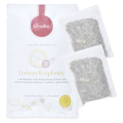 Organic Lemon Raspberry Loose Leaf Herbal Tea - Vitality Blend